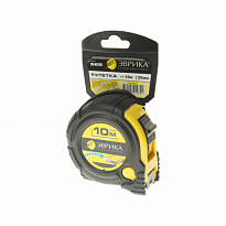 Рулетка ER-59125 10м 25мм YELLOW профессиональная Pro-Grade с держателем ЭВРИКА/1/6/48